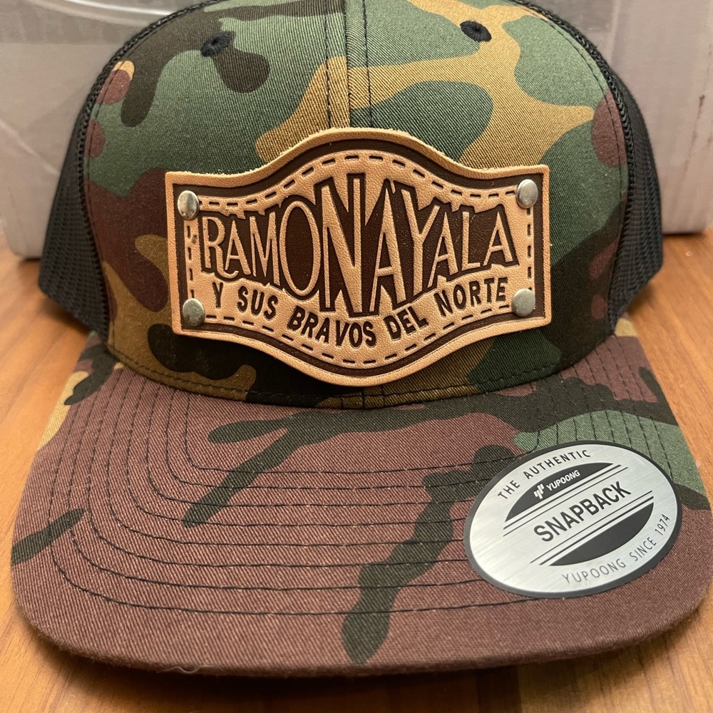 Ramon Ayala Y Sus Bravos Del Norte Concert Camo Trucker Snapback Hat/Cap